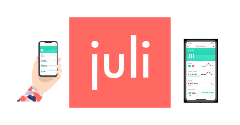 Juli logo with example from app.